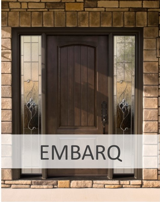 Embarq entry door on a home