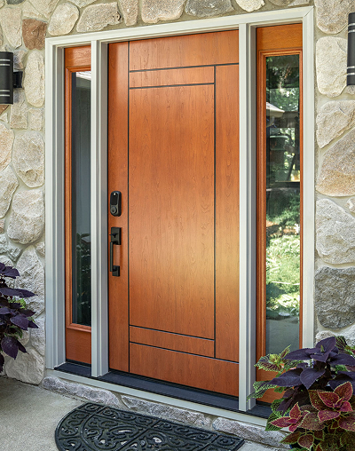 Heritage entry door on a home