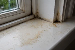 Discoloration and Stains Around the Window Sill
