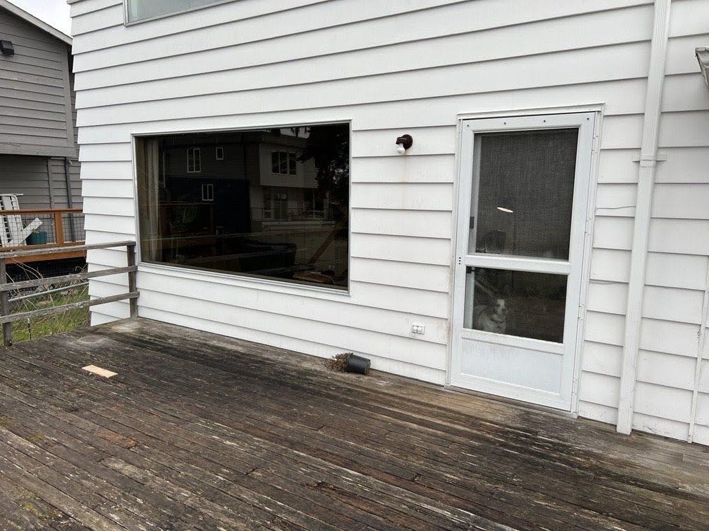 08 After - A Steel Header for the Bi-Fold Door